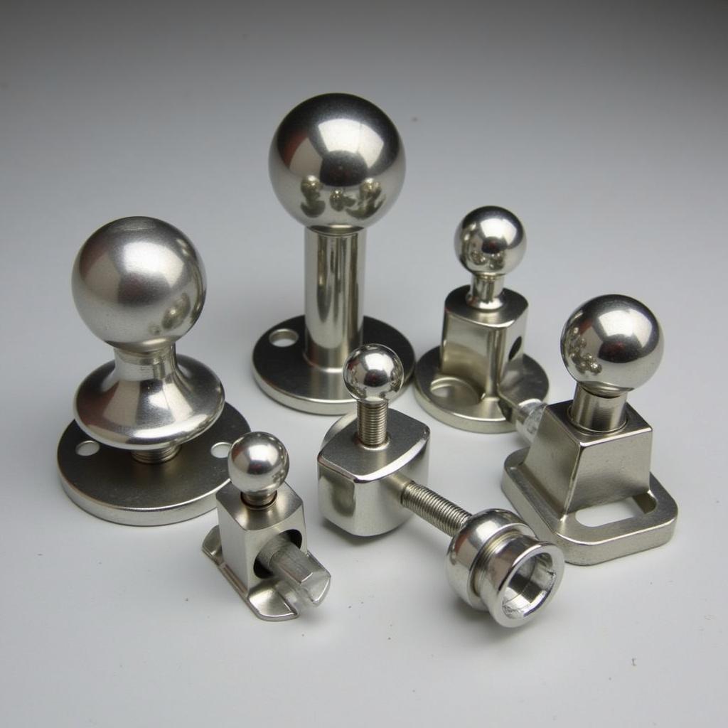 Metal hitch balls for trucks of various sizes