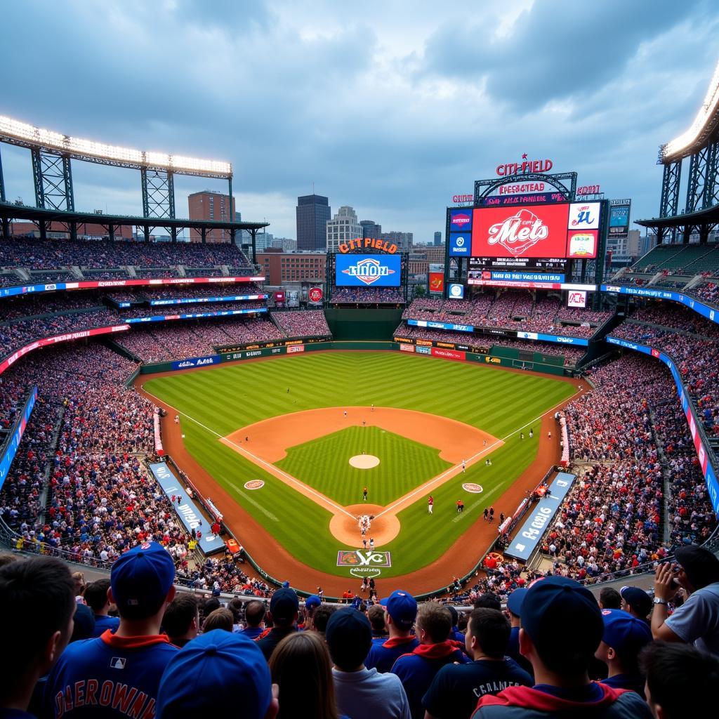 Mets playing at Citi Field in New York