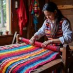 Traditional Mexican Horse Blanket Weaving Process