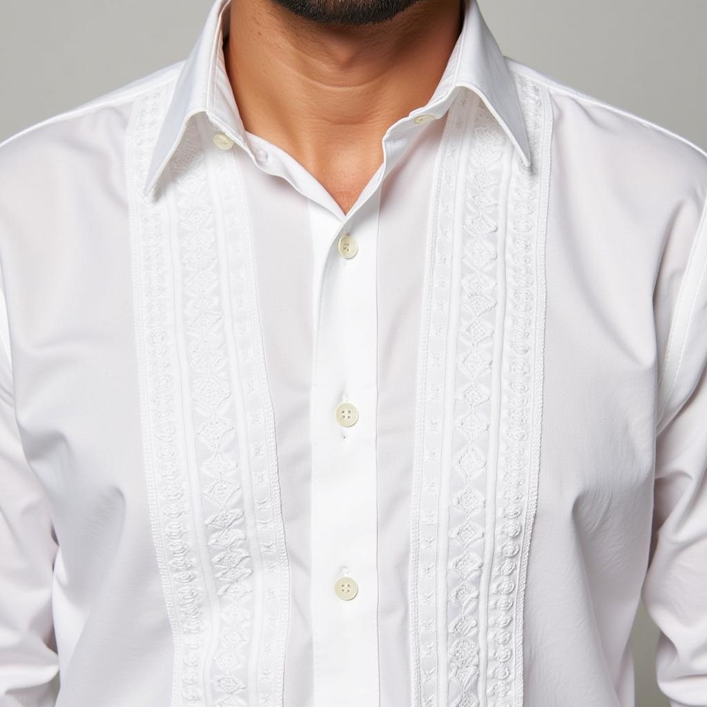 Men's traditional Guayabera shirt