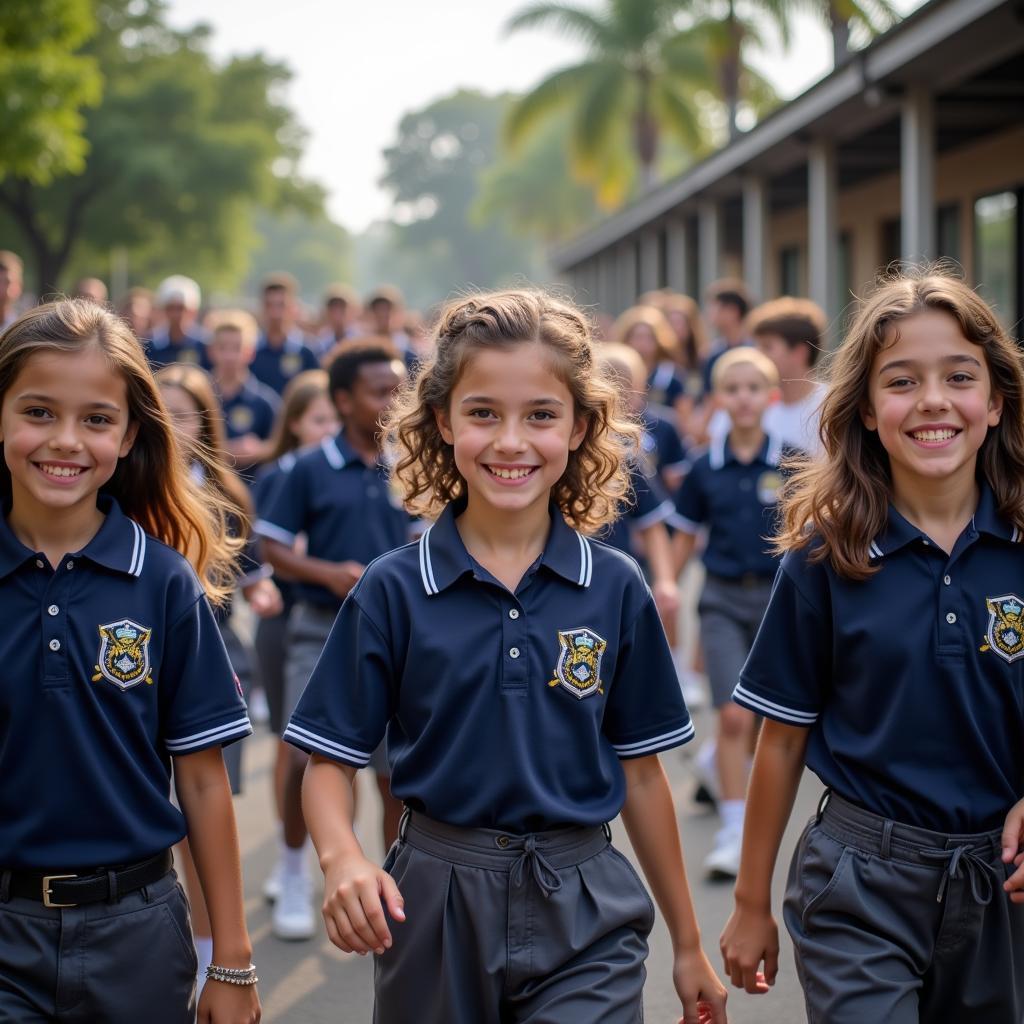 Miami Lakes Educational Center Students at Event