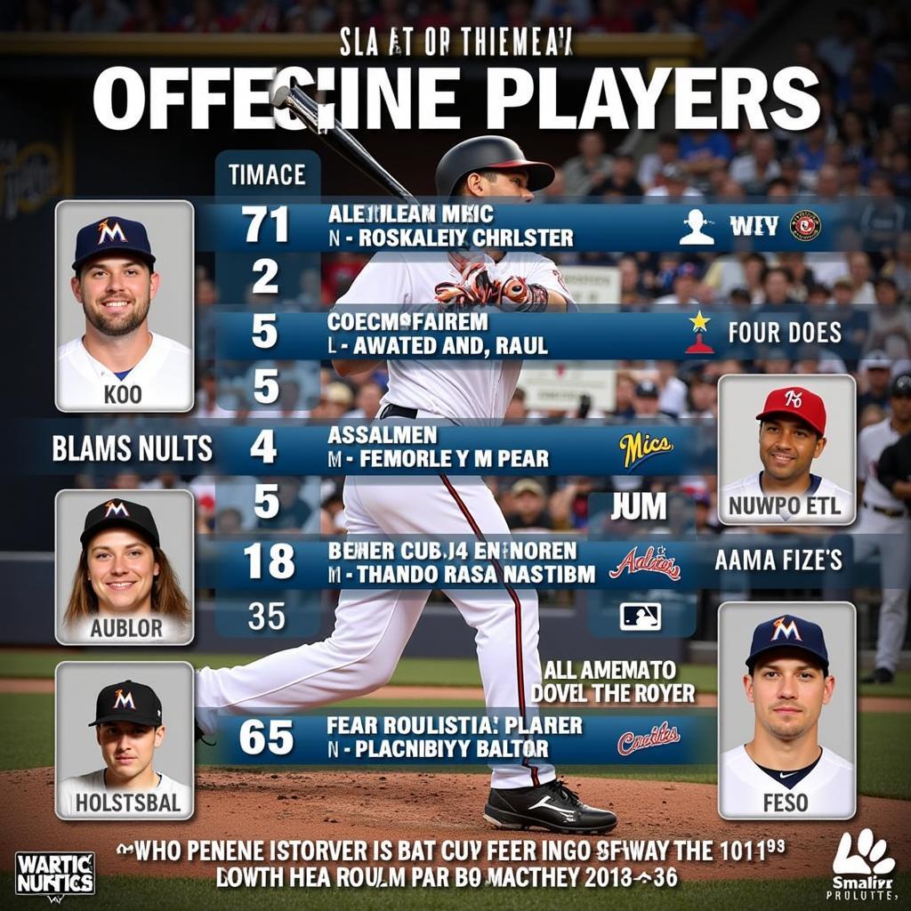 Miami Marlins Key Offensive Players Image