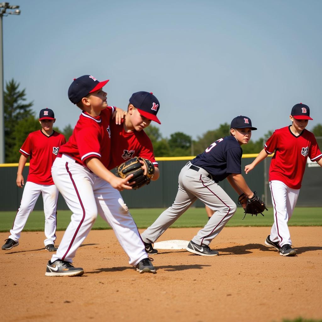 Miami of Ohio Baseball Camp training session