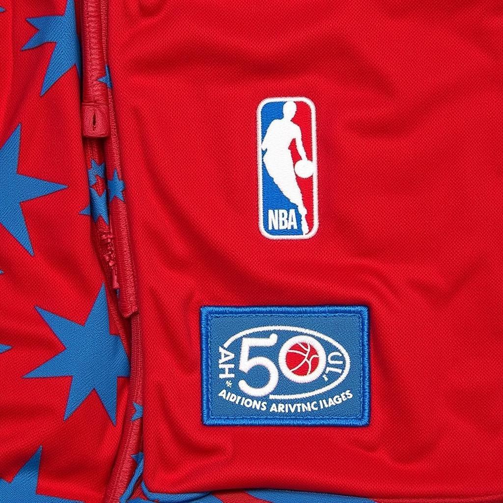 Close-up of Michael Jordan's 1996 All-Star Game jersey