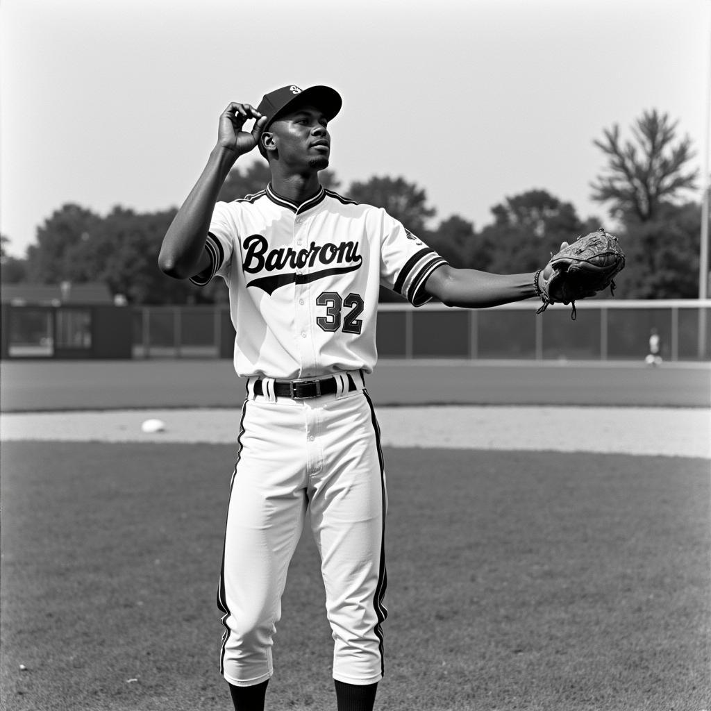 Michael Jordan during his baseball career