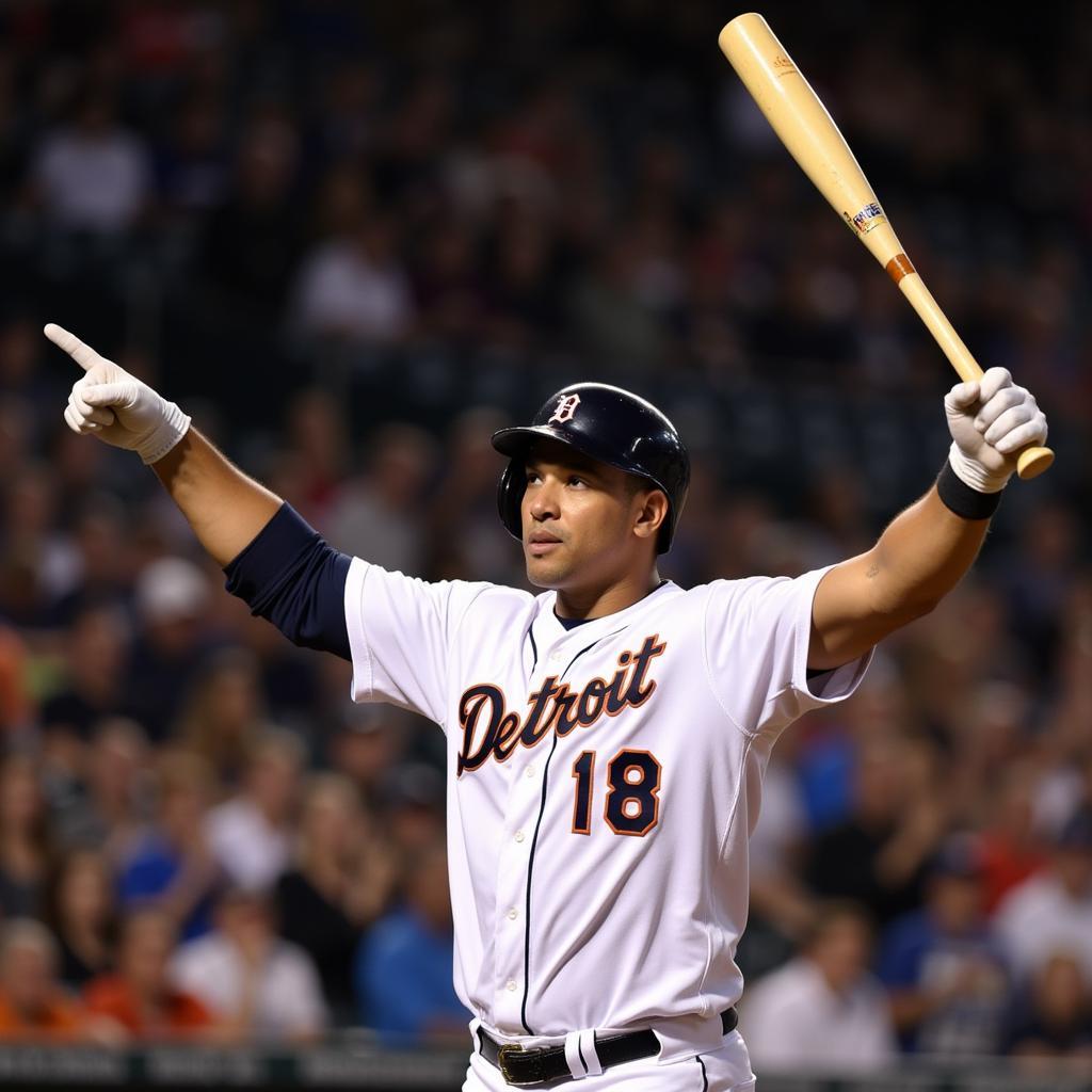 Miguel Cabrera Celebrating