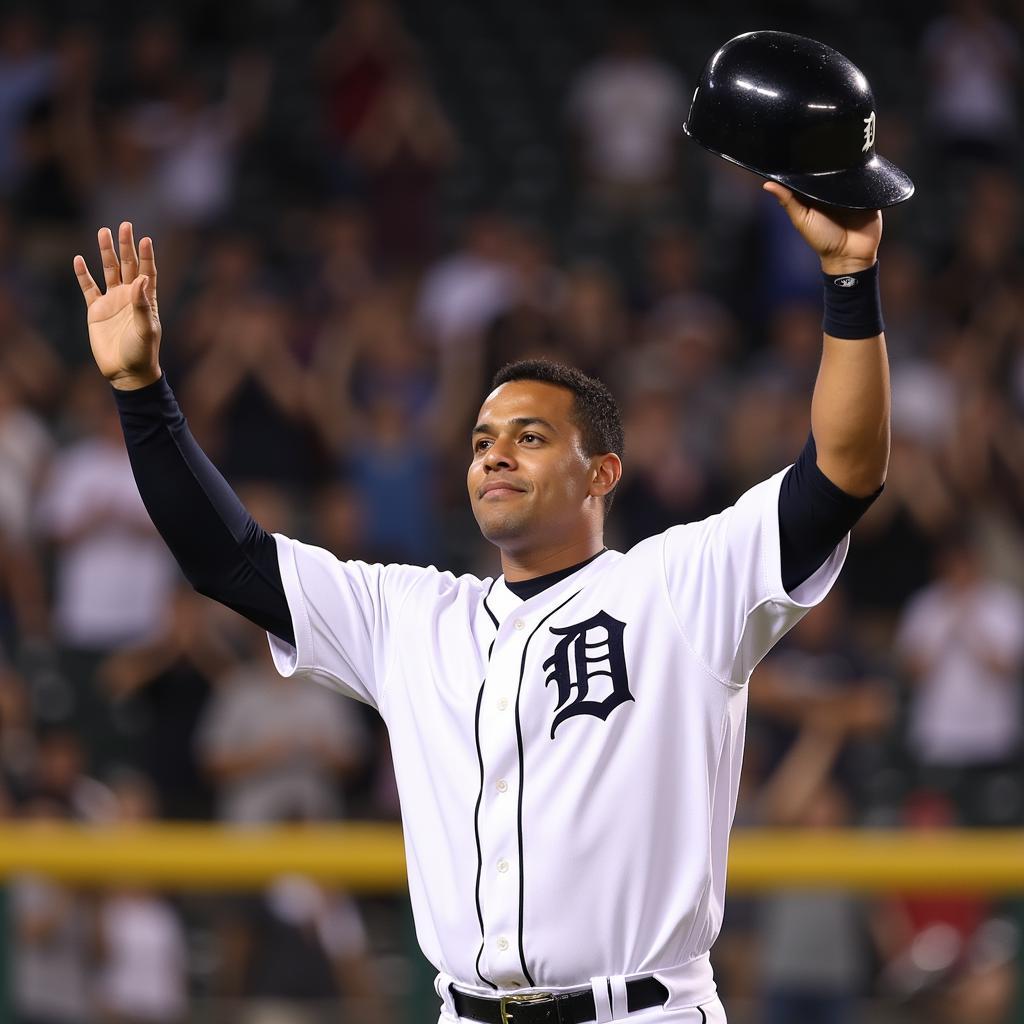 Miguel Cabrera celebrating