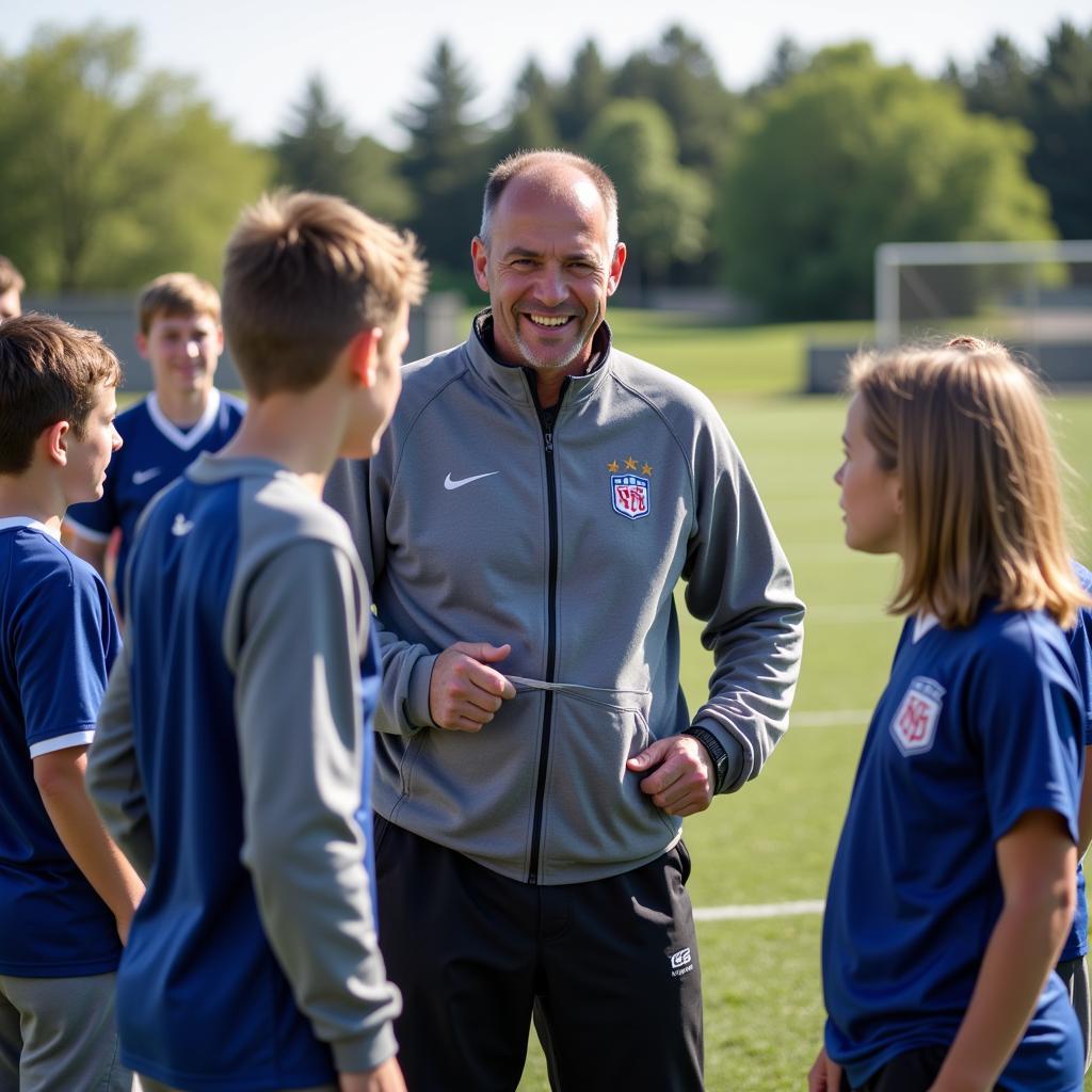 Mike Gorski Coaching Youth Football in Canada