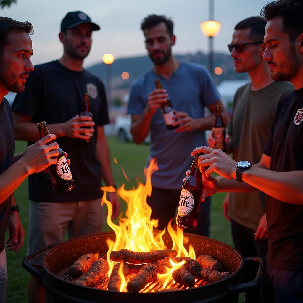 Beşiktaş Tailgate with Miller Lite Mini Bottles