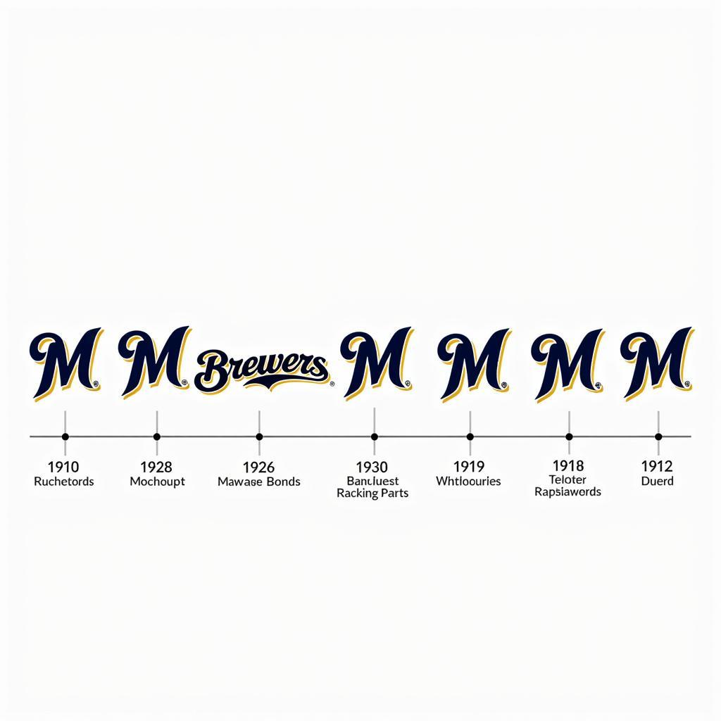 Milwaukee Brewers M Logo Evolution Through the Years