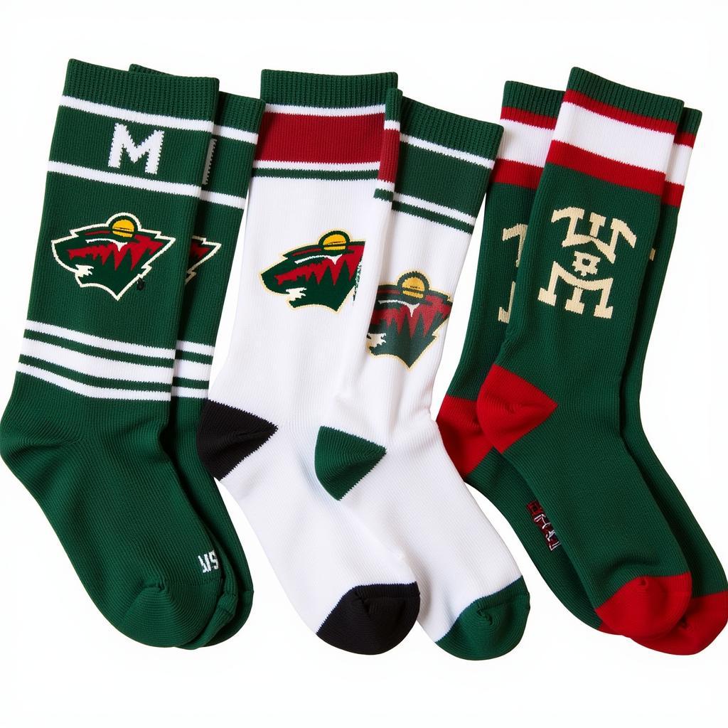 Different Types of Minnesota Wild Hockey Socks