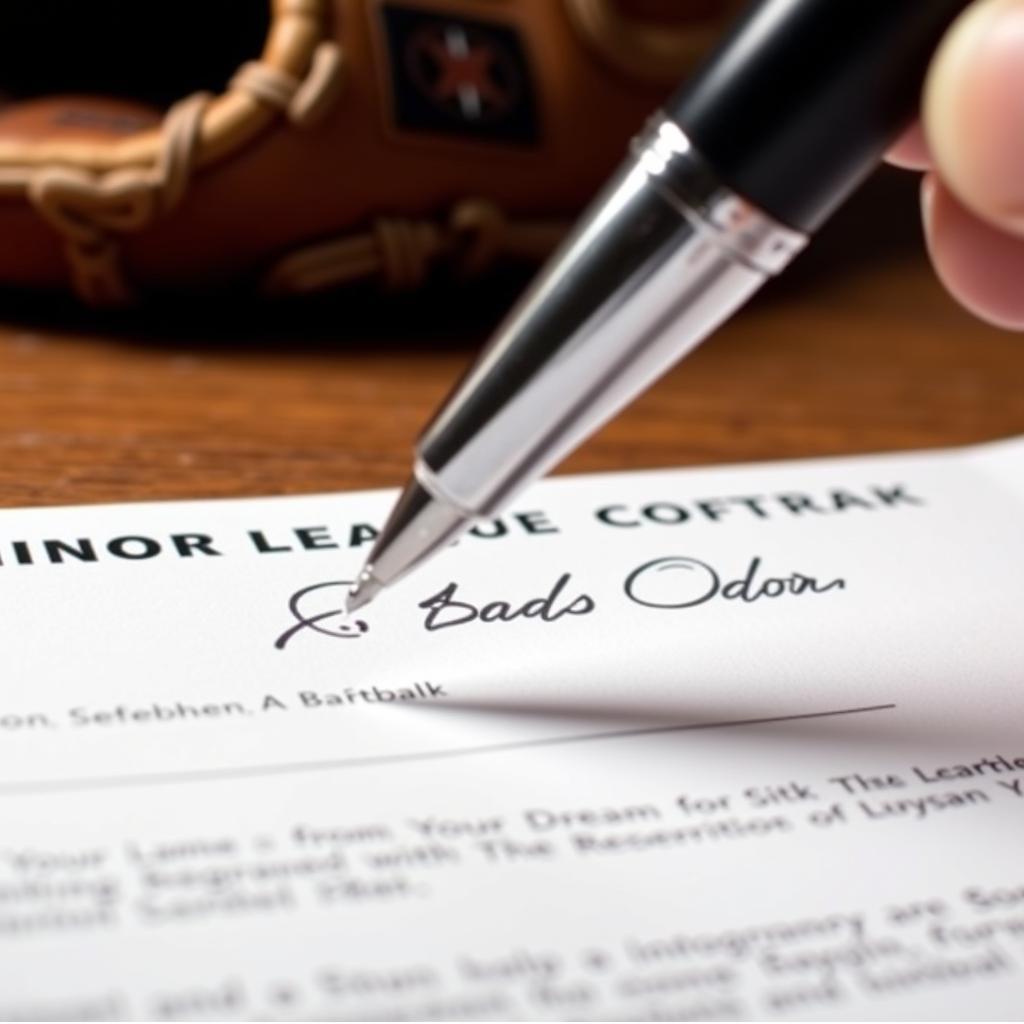 Minor League Contract Signing