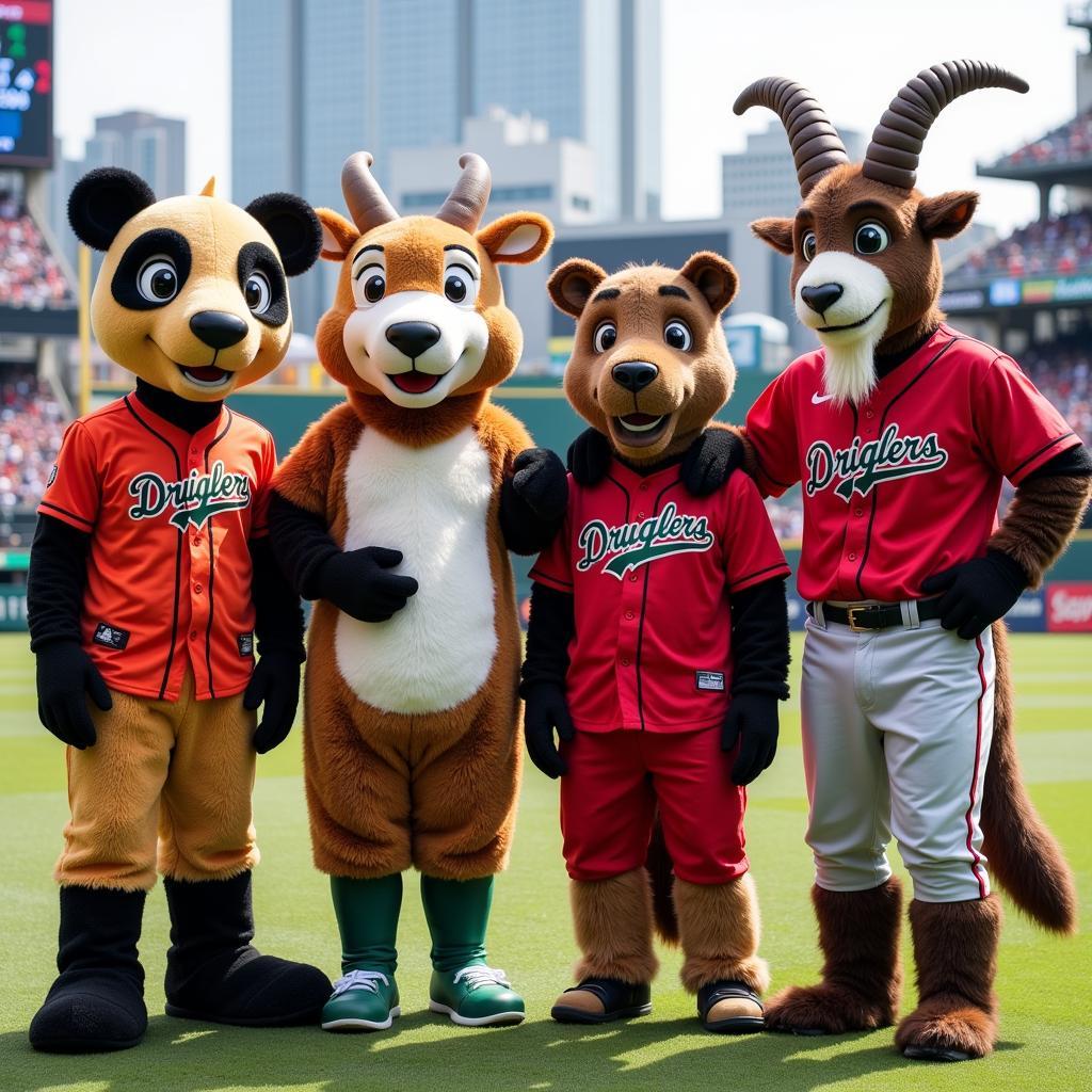 Unique Minor League Mascots