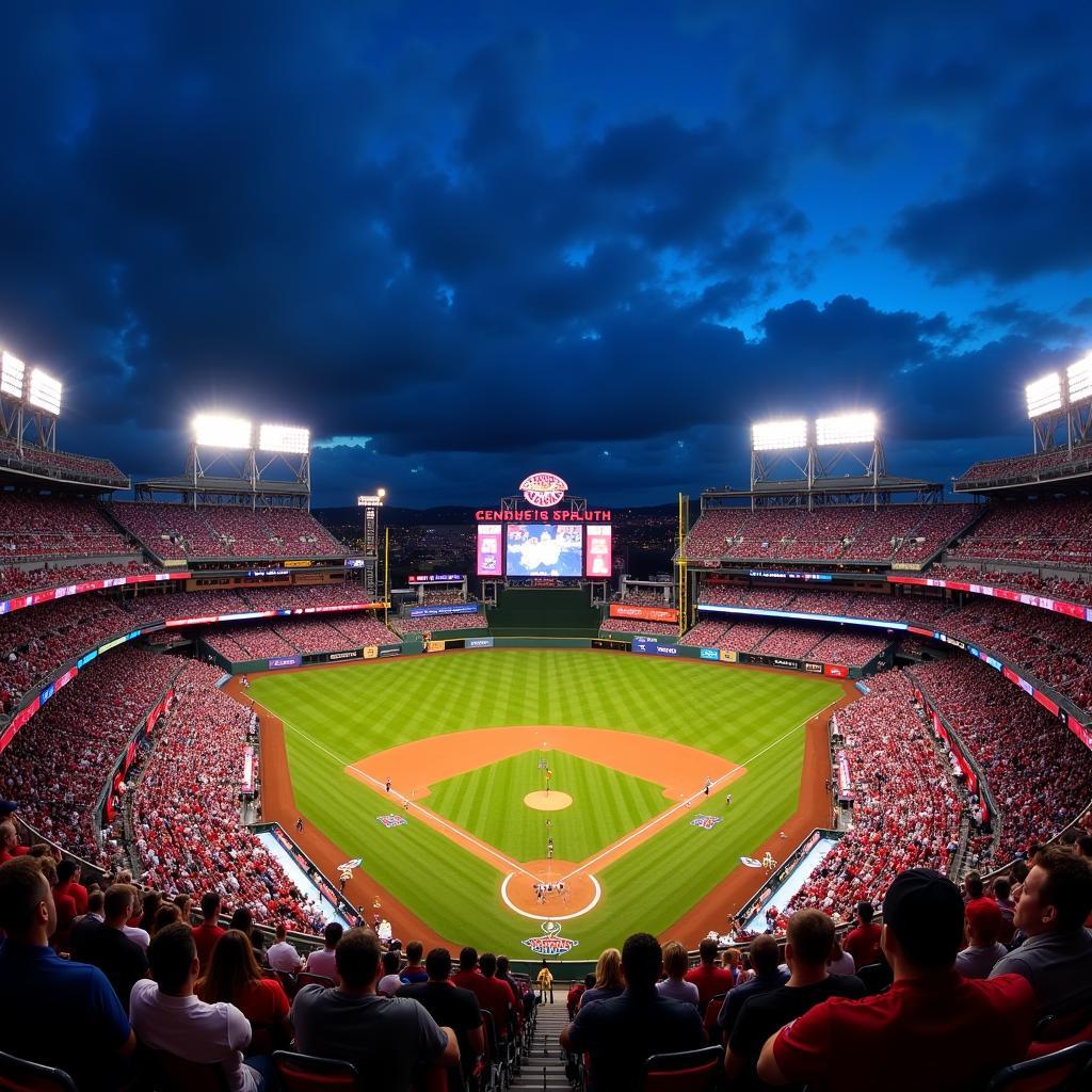 Busch Stadium in Missouri