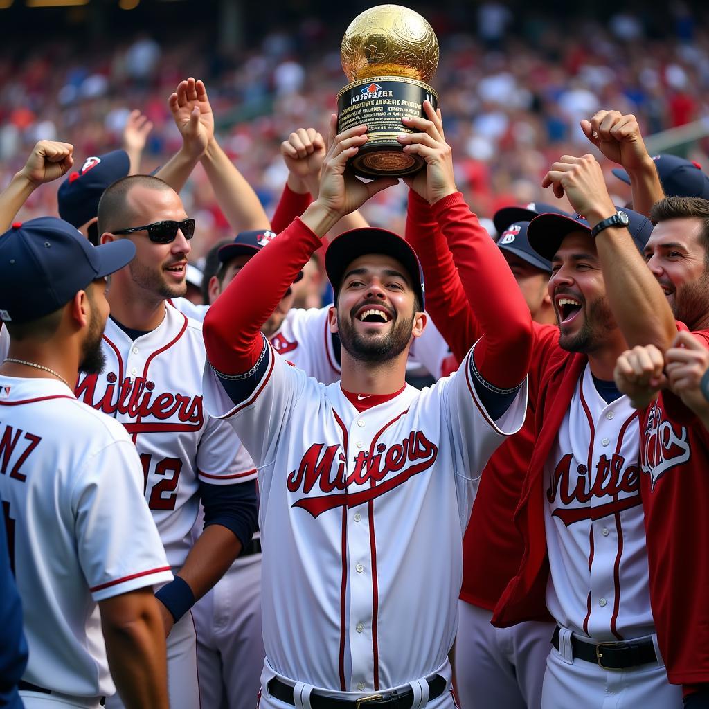 Celebrating the American League Champions