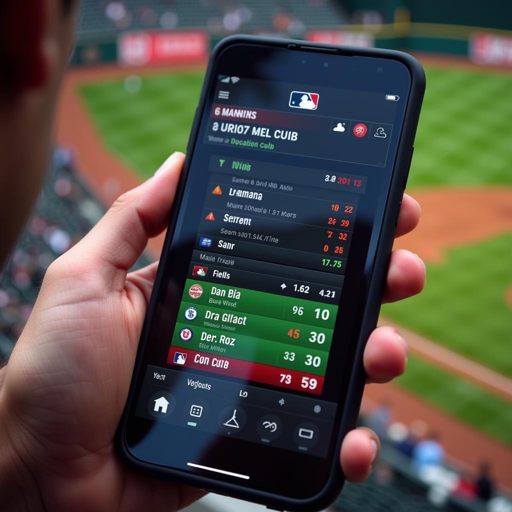 Checking Live MLB Scores