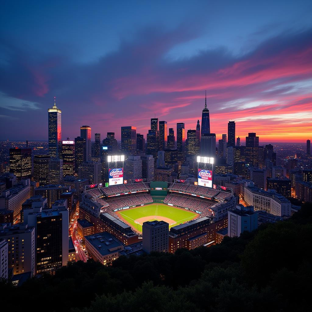 Major League Baseball Cityscape