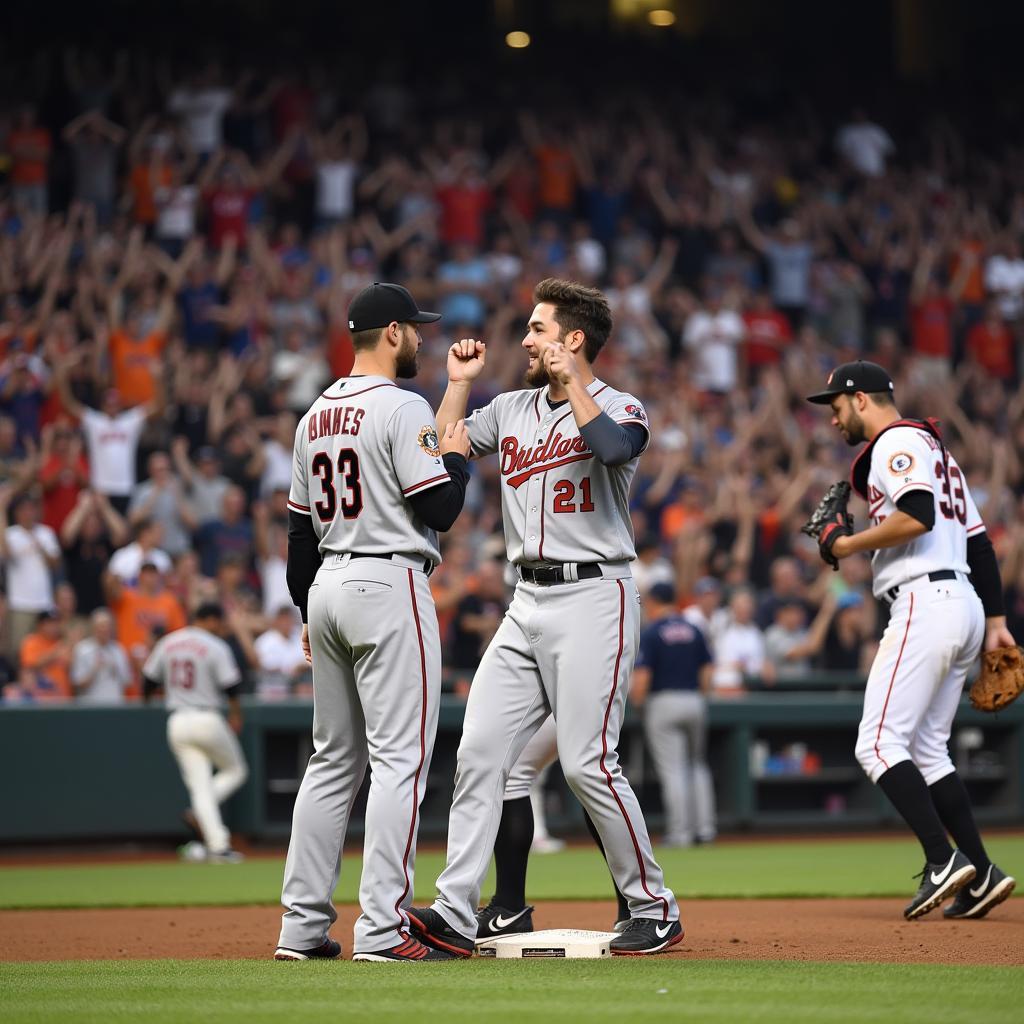 MLB Closer Celebration