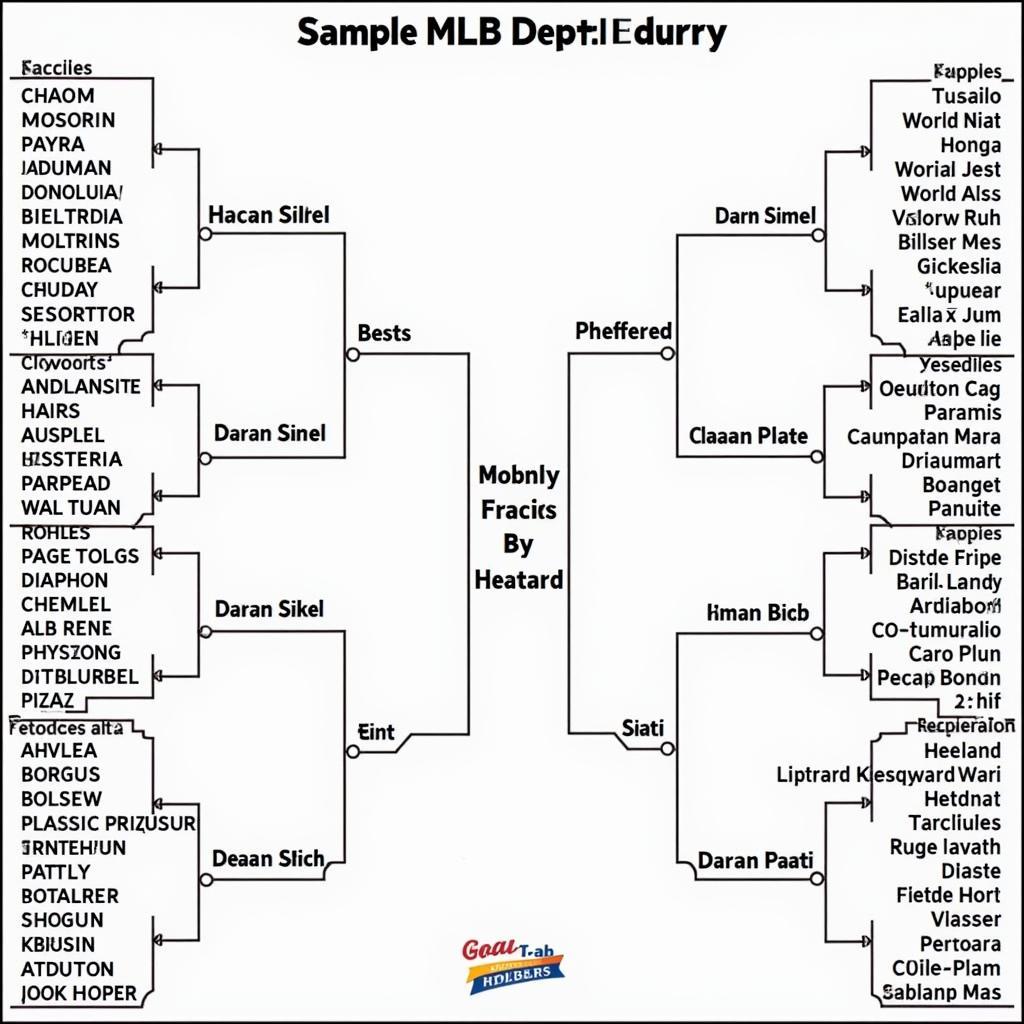 Example of MLB Depth Chart