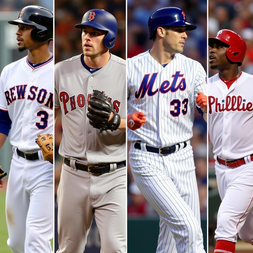 MLB Eastern Division Star Players