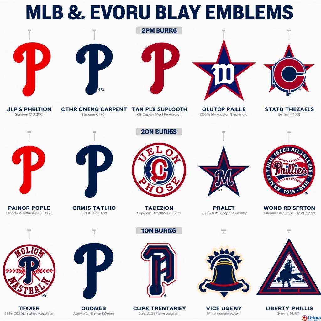 Evolution of MLB Emblems