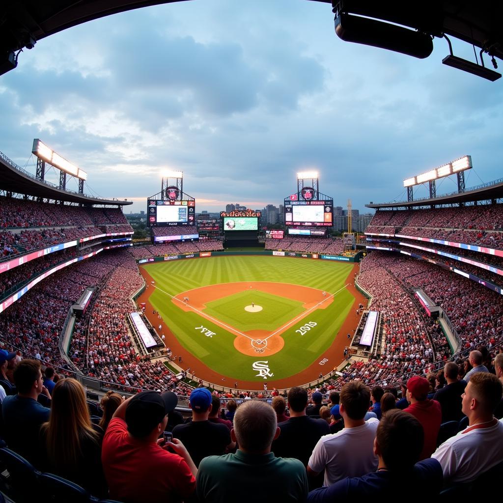 MLB Fans Cheering