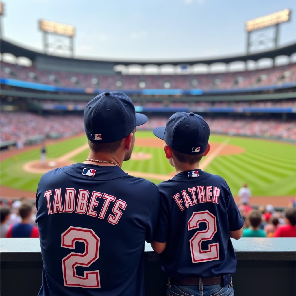 MLB Father and Son at Game