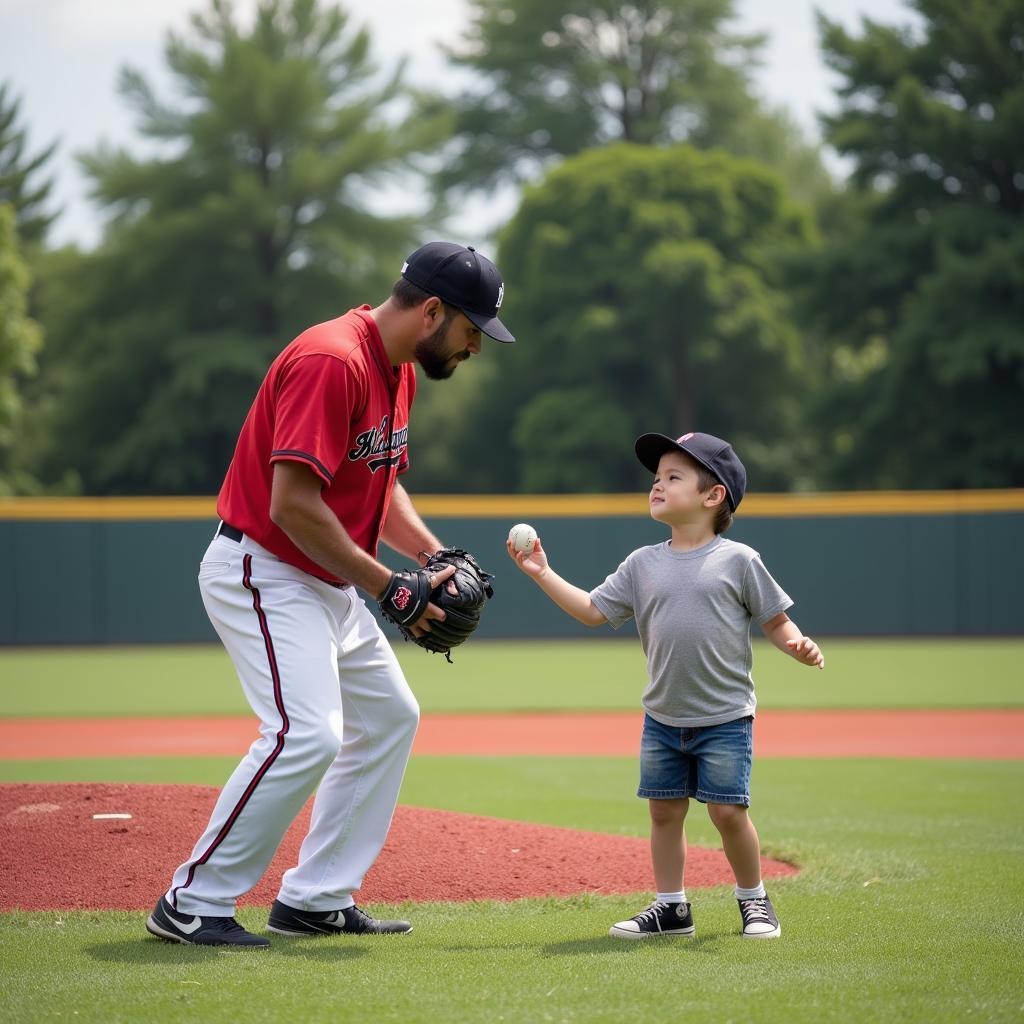 MLB Father and Son Training Together