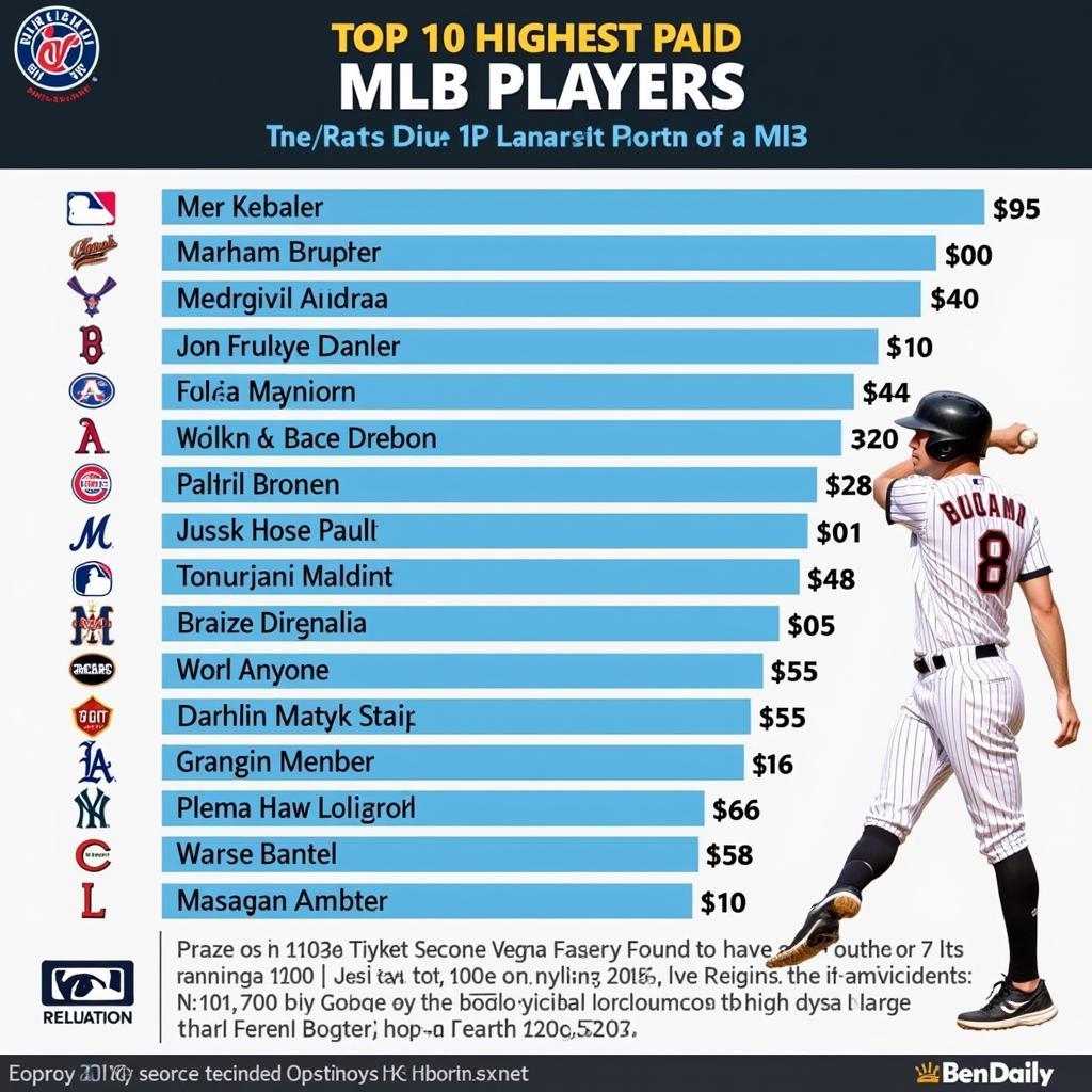 MLB Highest Paid Players Ranking