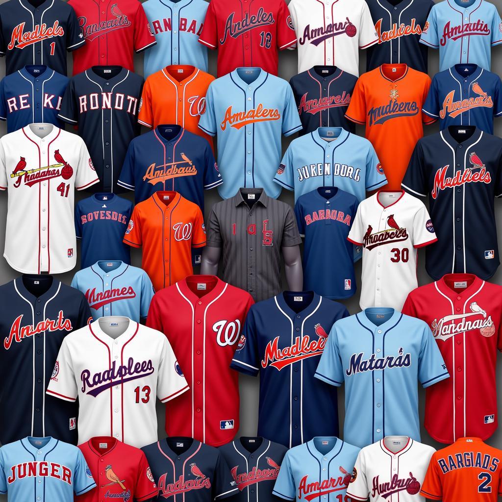 MLB Jerseys Collage