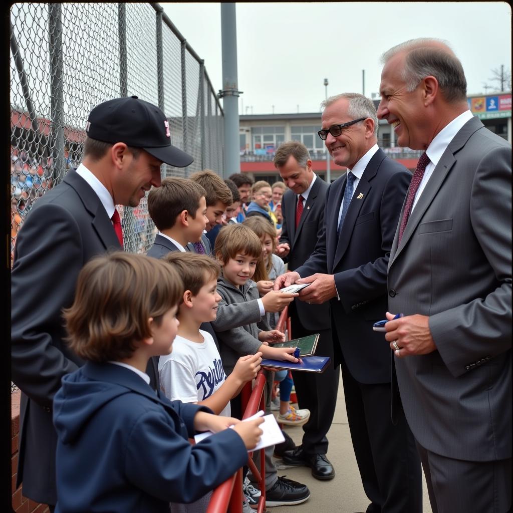 MLB Legends Autograph Session