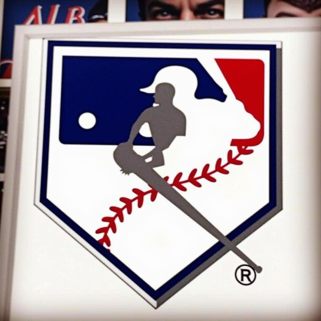 MLB logo silhouette with a question mark