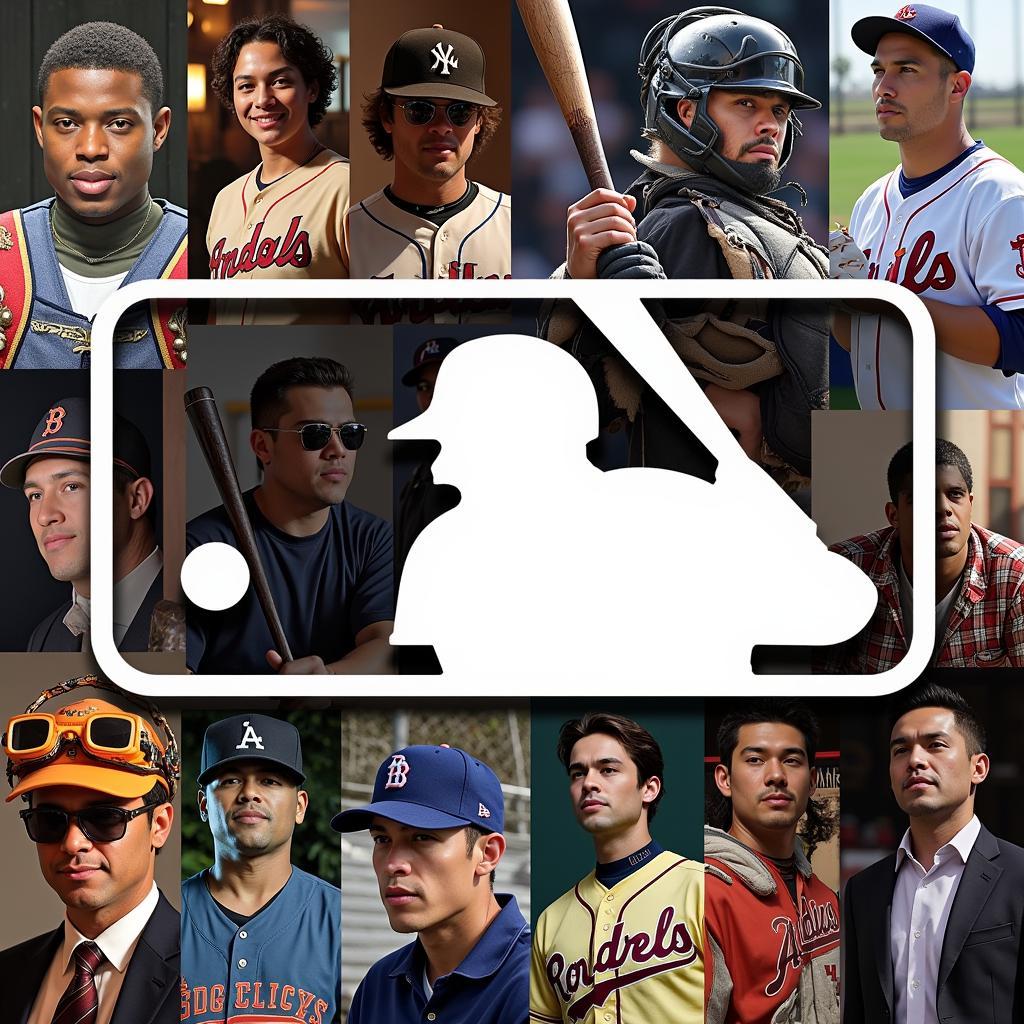 MLB Logo White in Popular Culture