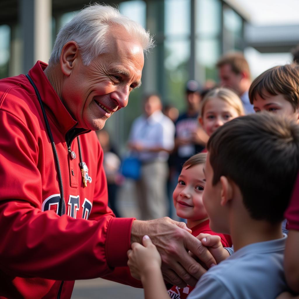 MLB Owner Participating in Community Event