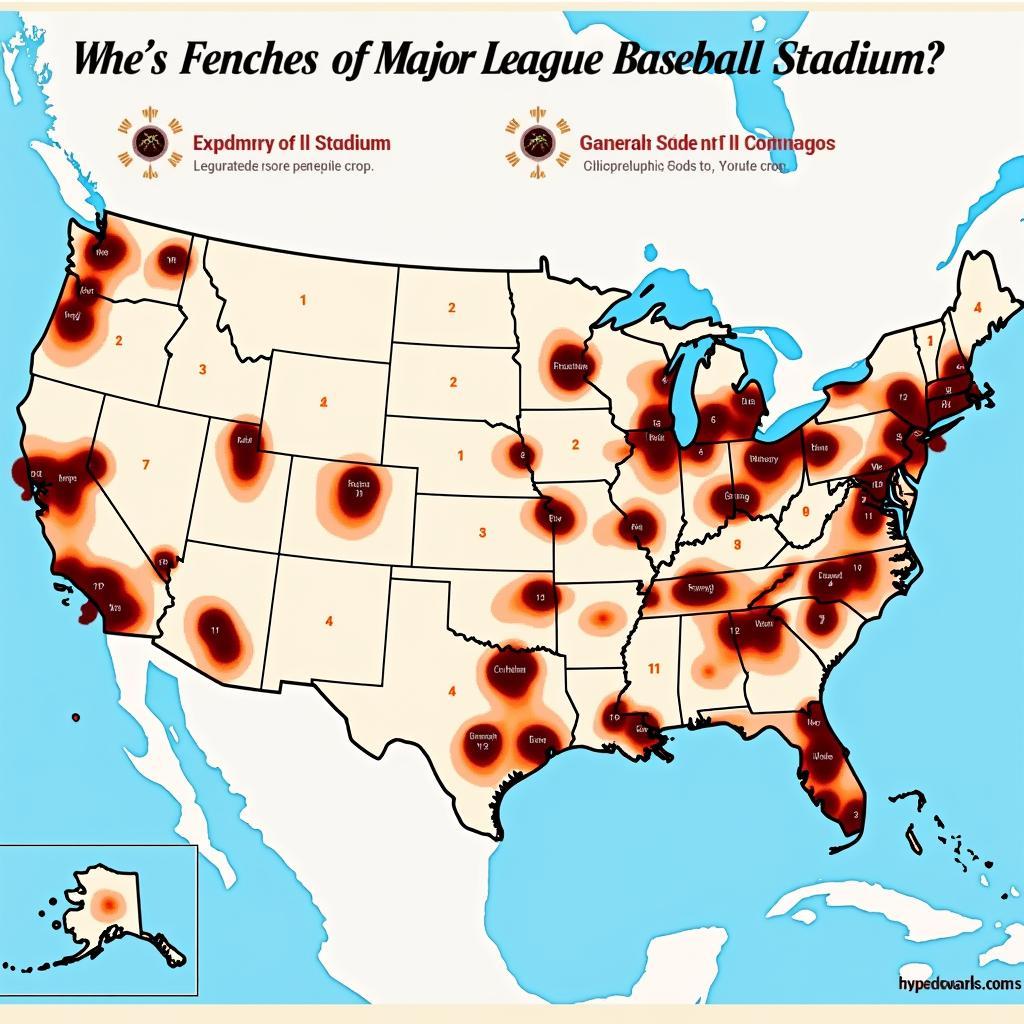 MLB Stadium Clusters on US Map