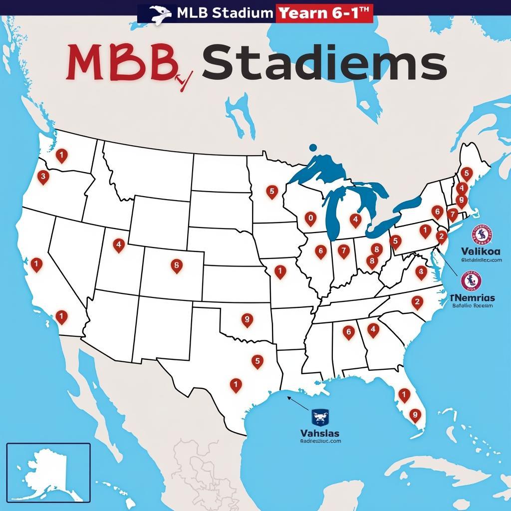 MLB Stadium Map