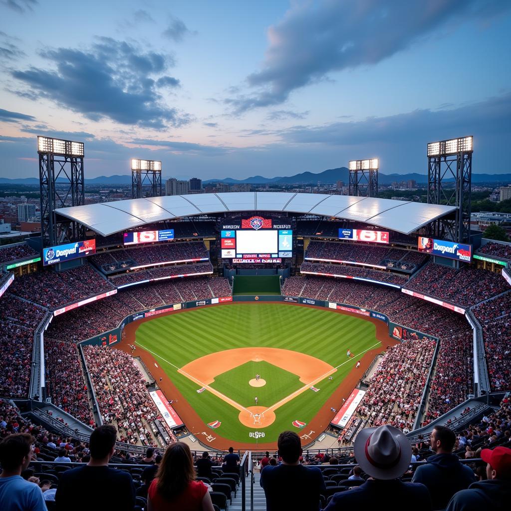 MLB Stadium with Retractable Roof