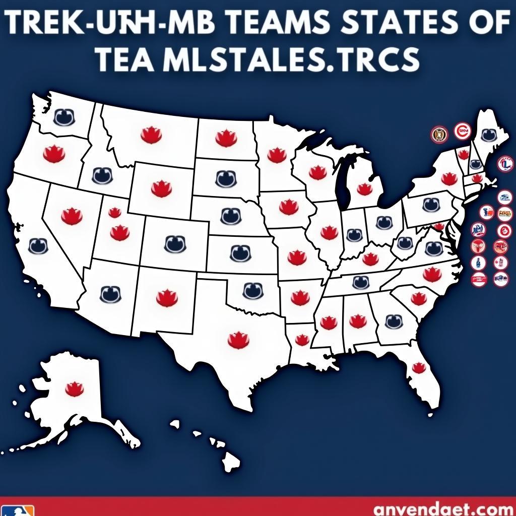 MLB Team Distribution Map