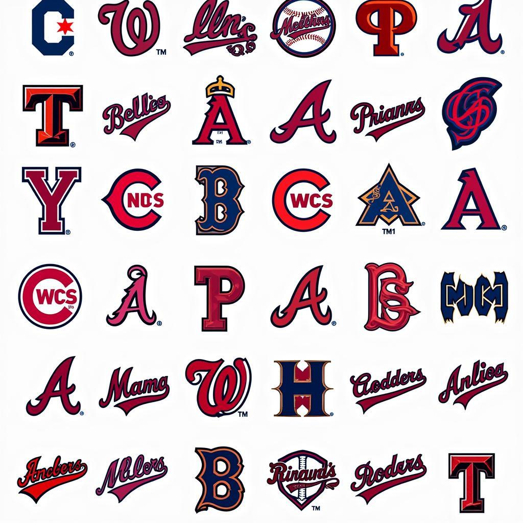 Logos of MLB Teams