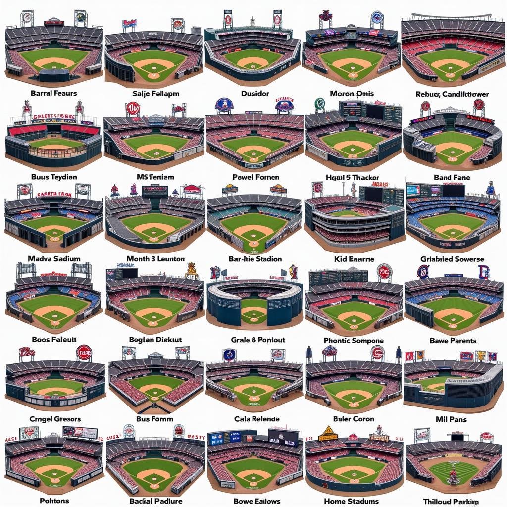 MLB Team Logos and Stadiums