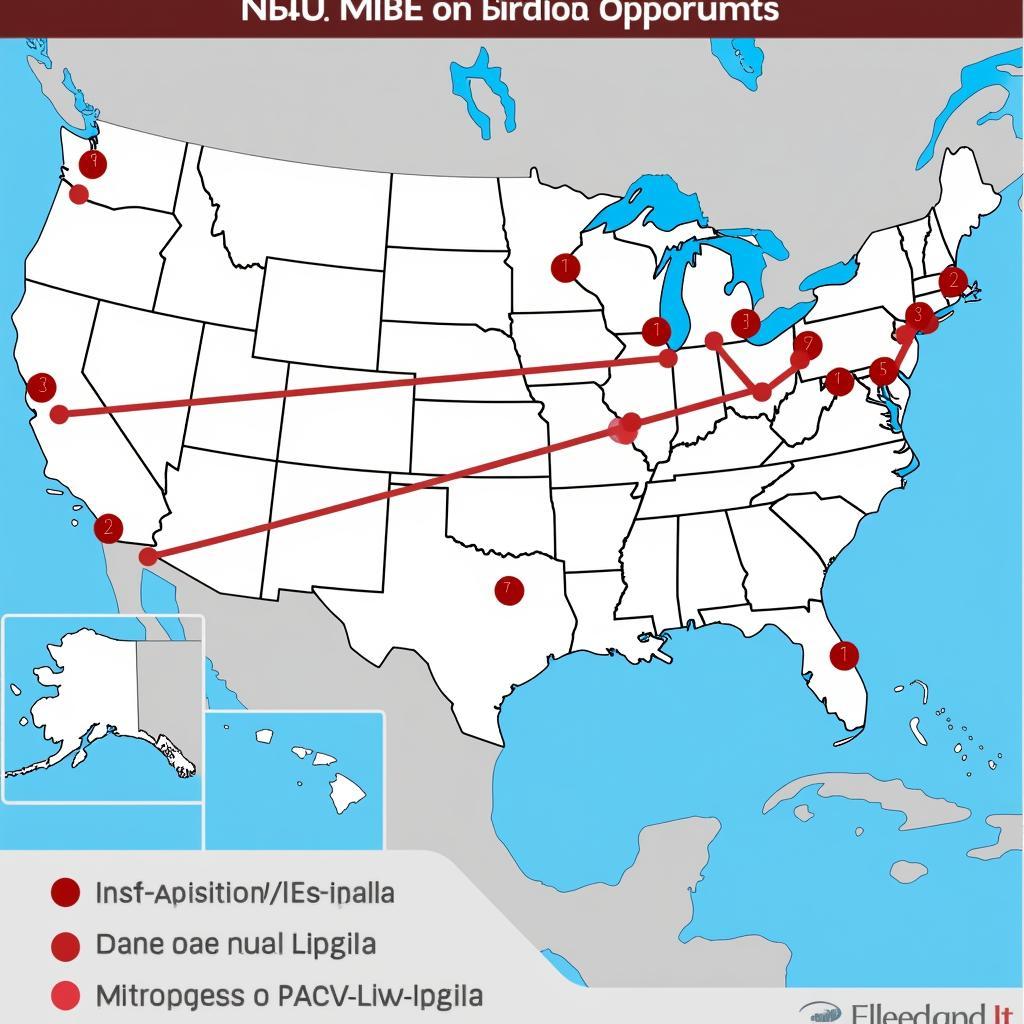 MLB Team Travel Distances Map