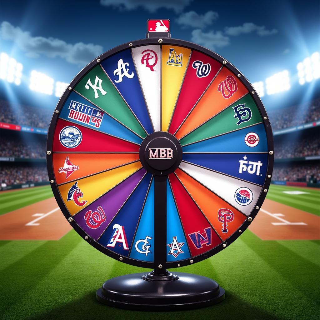 MLB Team Wheel Spinning