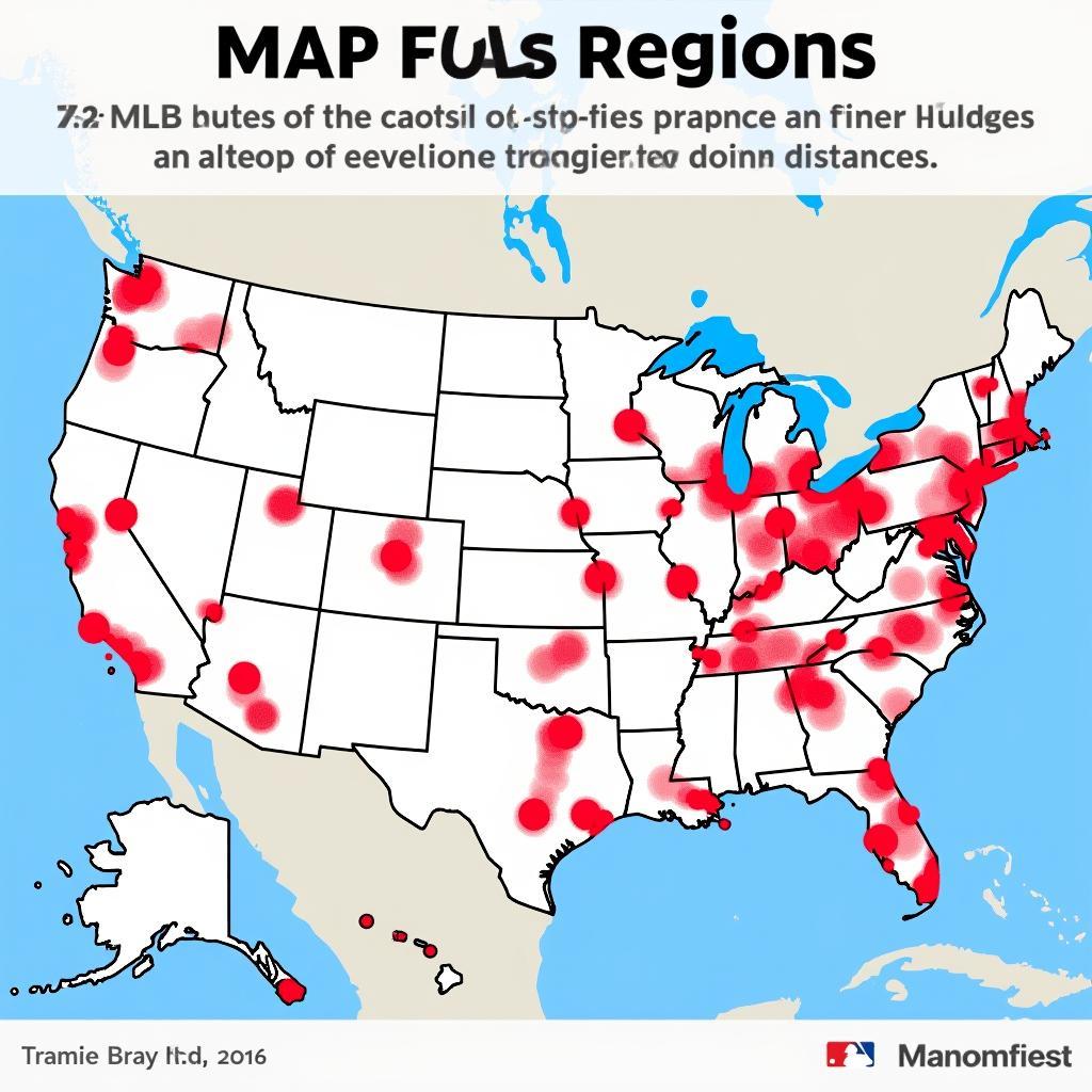 MLB Teams Grouped by Region