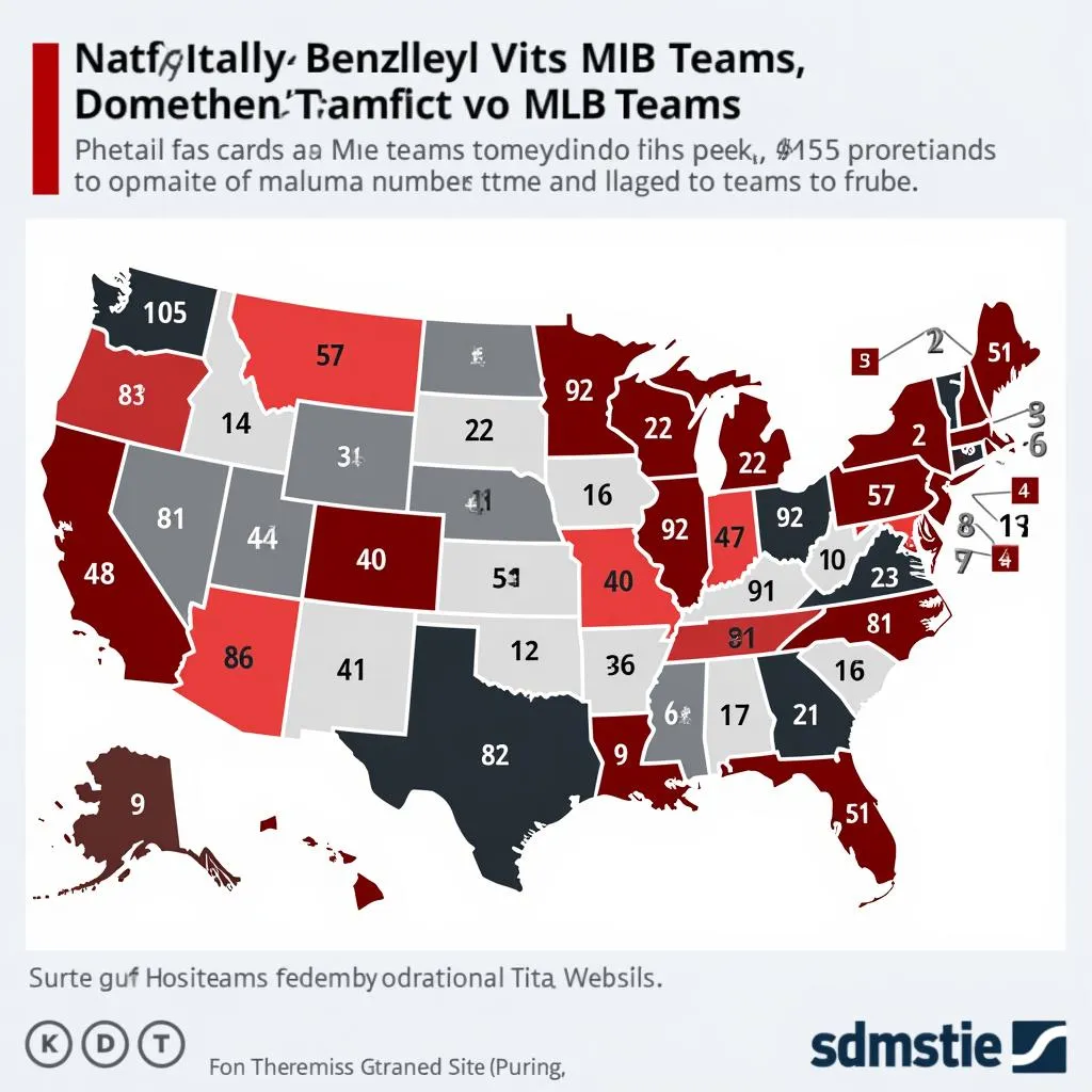 MLB Teams by State