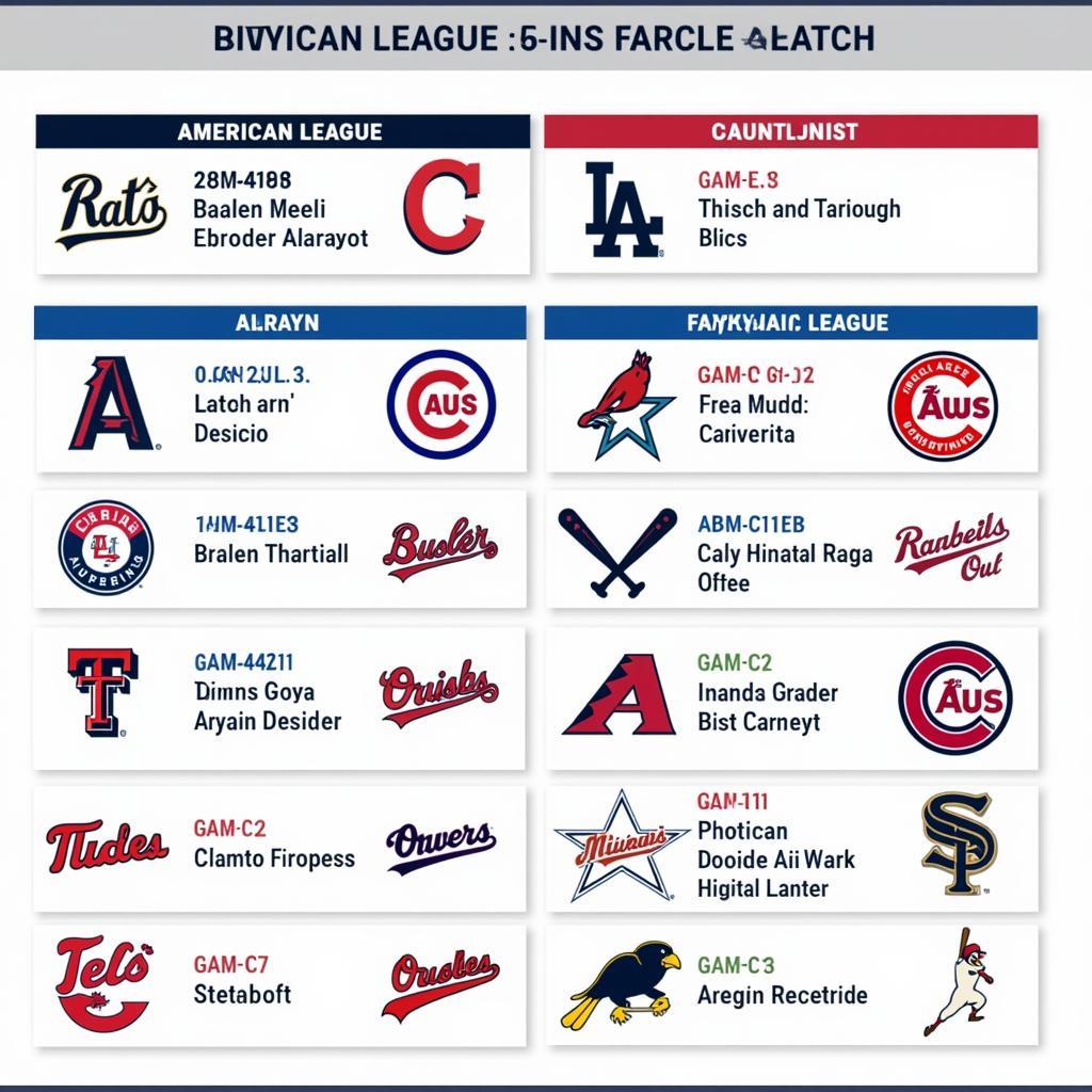 MLB Teams and Leagues