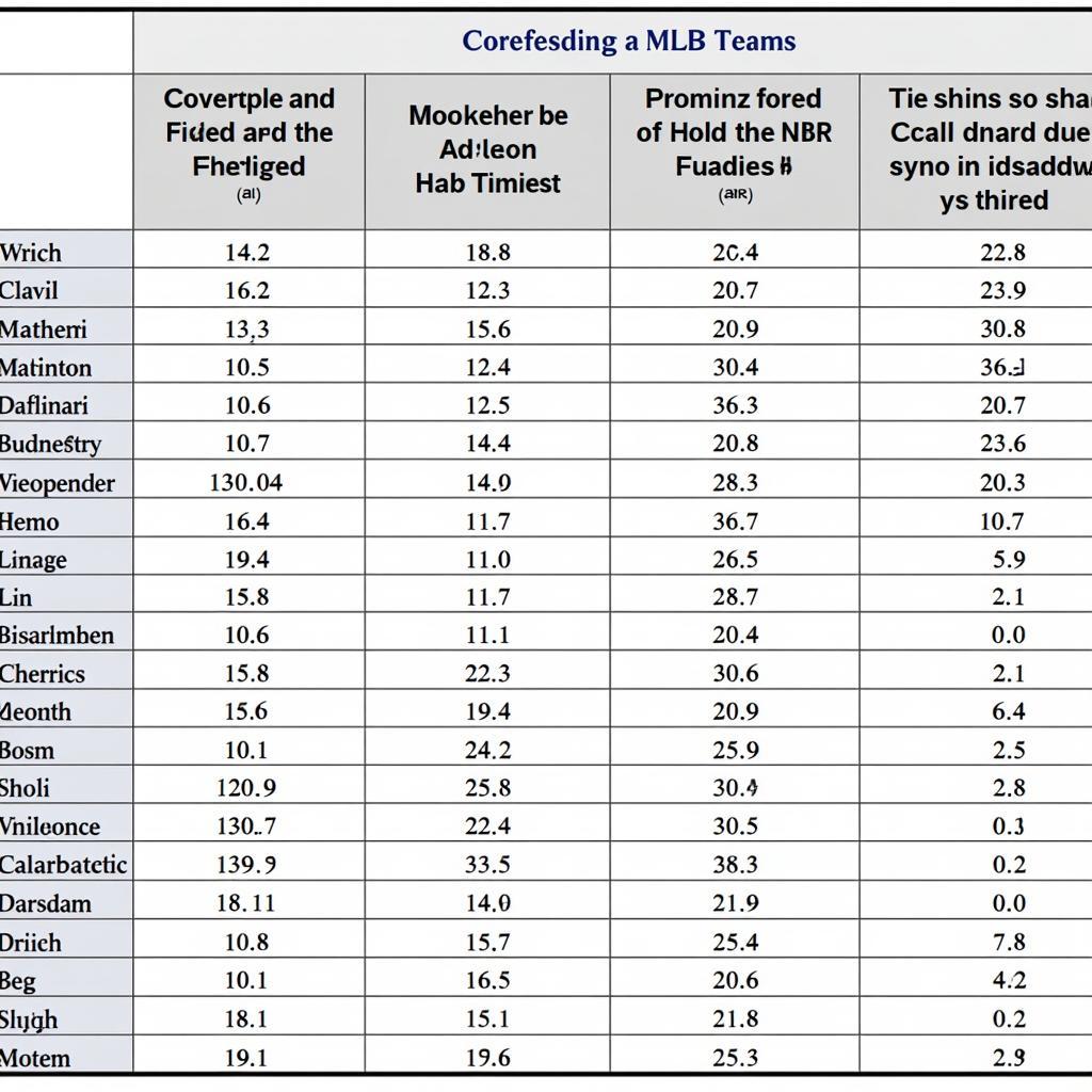 Complete A-Z Listing of MLB Teams