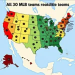 Map of MLB Teams