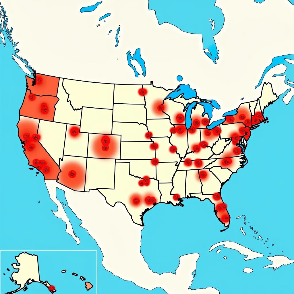 Map of MLB Teams