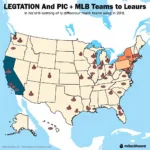 Map of MLB Teams