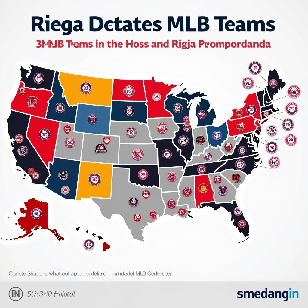 Map of MLB Teams